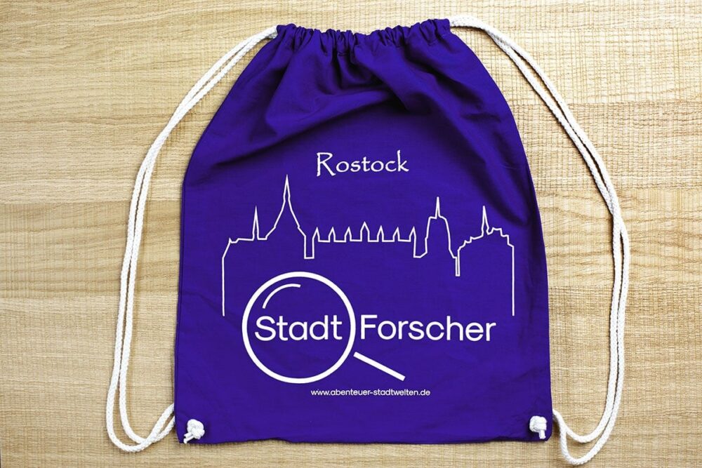 Stadt-Forscher Rostock - Stadtführung & Schnitzeljagd - Rucksack