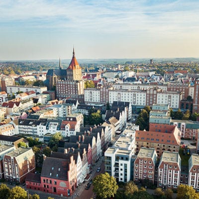 Abenteuer Stadtwelten Stadtführung Rostock Warnemünde Rostock von Oben