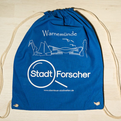 Stadt-Forscher Warnemünde- Stadtführung & Schnitzeljagd - Rucksack